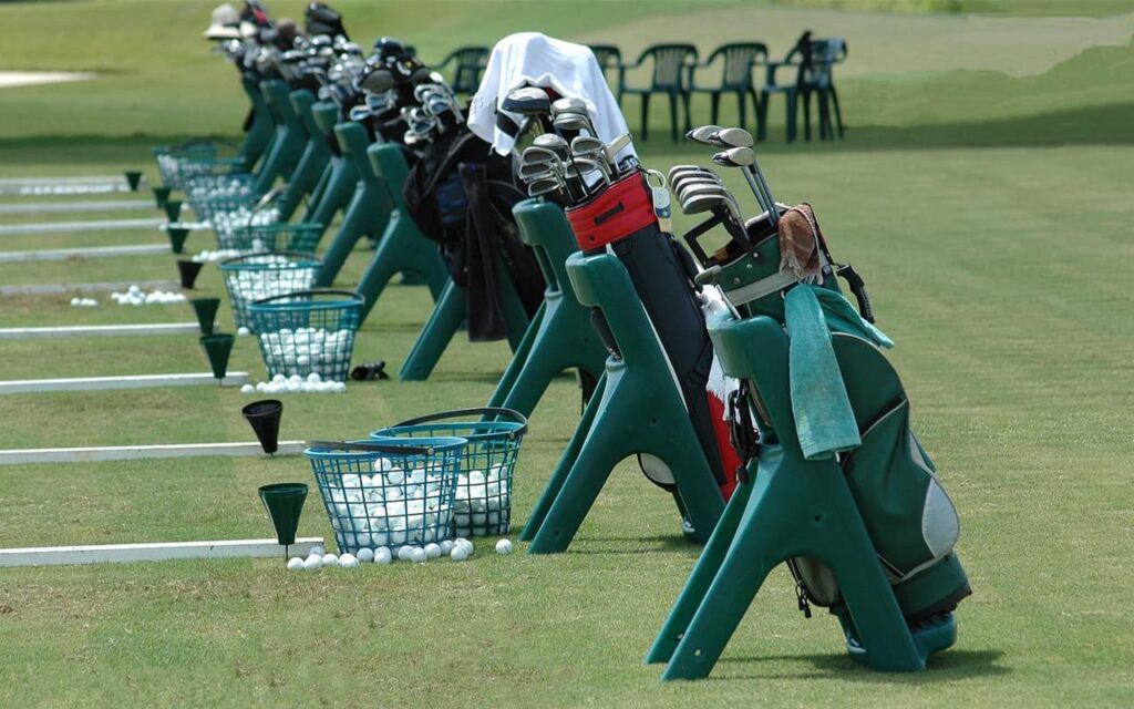 “Who doesn’t like it on land.” Golf on the water